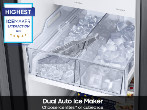 242dd0dac94faa58ead3889ee7de13c Bespoke AI Side-by-Side Inner Beverage Center™ | Auto Open Door | 28 cu.ft. - Image 4