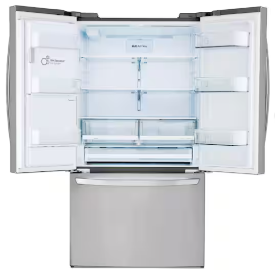 6152137e54f6a871da8df2fbb9dc48b7 LG 28 cu. ft. 3 Door French Door Refrigerator  Craft Ice in PrintProof Stainless Stee(Whiskey ICE) - Image 2