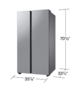 Bespoke AI Side-by-Side Inner Beverage Center™ | Auto Open Door | 28 cu.ft. - Image 2