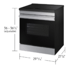 Samsung Bespoke 6.3 cu ft Smart Slide‑In Induction Range (NSI6DG9300SR) - Image 6