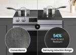 Samsung Bespoke 6.3 cu ft Smart Slide‑In Induction Range (NSI6DG9300SR) - Image 3